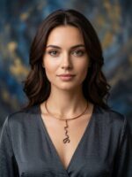 шейное украшение завиток