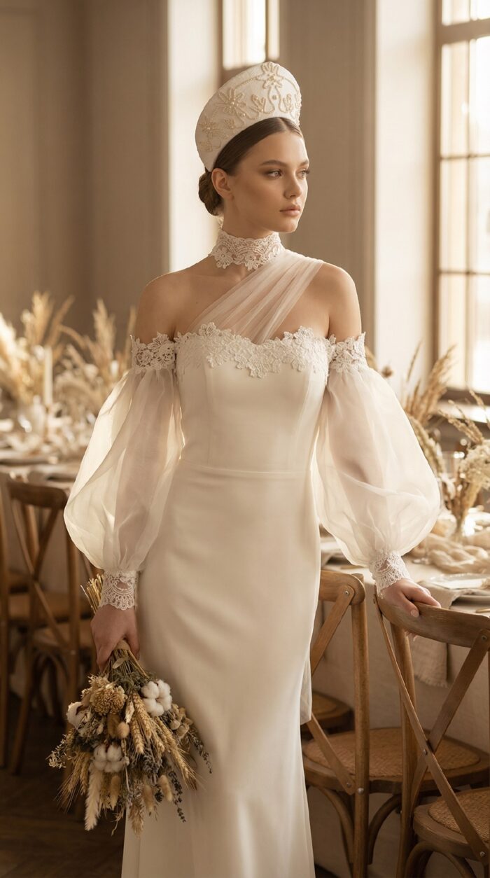 Свадебный кокошник — изображение 2