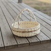 Плетёная бескаркасная корзина 6,5 л (малая)