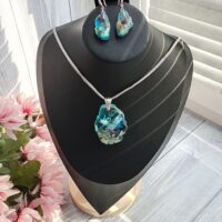 Пейзажный Комплект украшений из смолы "Чёрное море "