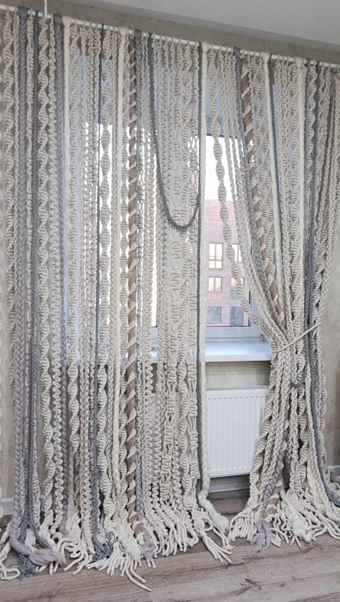 Штора макраме — изображение 2