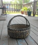 Плетёная бескаркасная корзина 8 л (средняя)