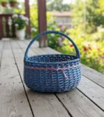 Плетёная бескаркасная корзина 10 л (большая)