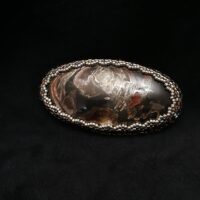 Брошь "Каменная роза"