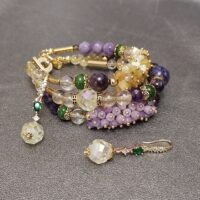 Браслет и серьги "Гармония стихий"