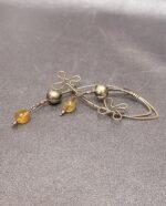 Брошь-булавка "Медовая роса"