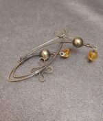 Брошь-булавка "Медовая роса" — изображение 2