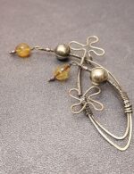 Брошь-булавка "Медовая роса" — изображение 3