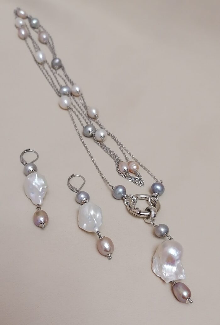 Комплект украшений "Жемчужная мелодия" — изображение 2
