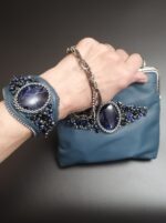 Широкий браслет- манжет "Шепот Камня". — изображение 11