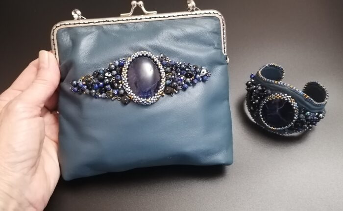 Широкий браслет- манжет "Шепот Камня". — изображение 10