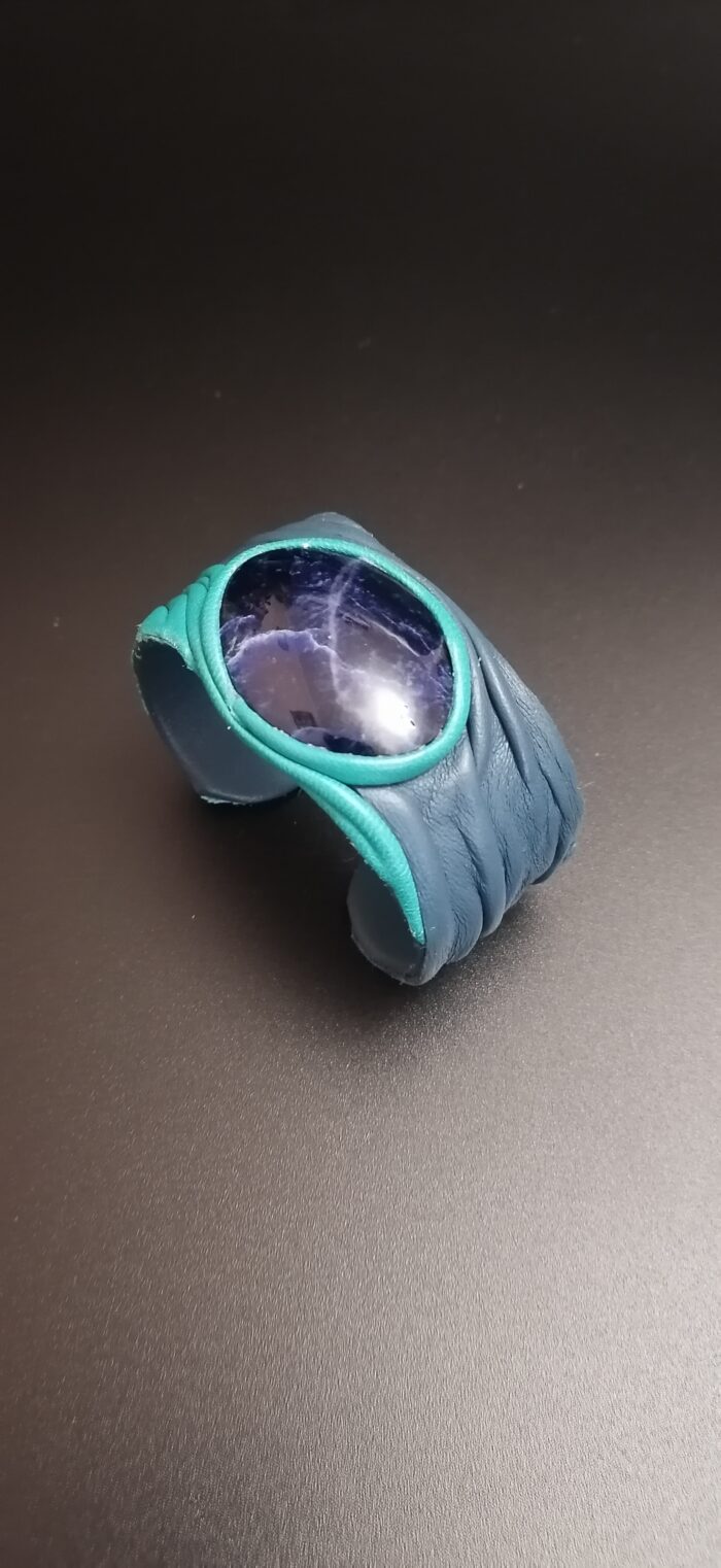 Широкий браслет- манжет "Шепот Камня". — изображение 5