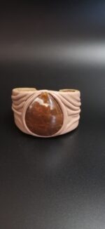 Широкий браслет- манжет "Шепот Камня". — изображение 8