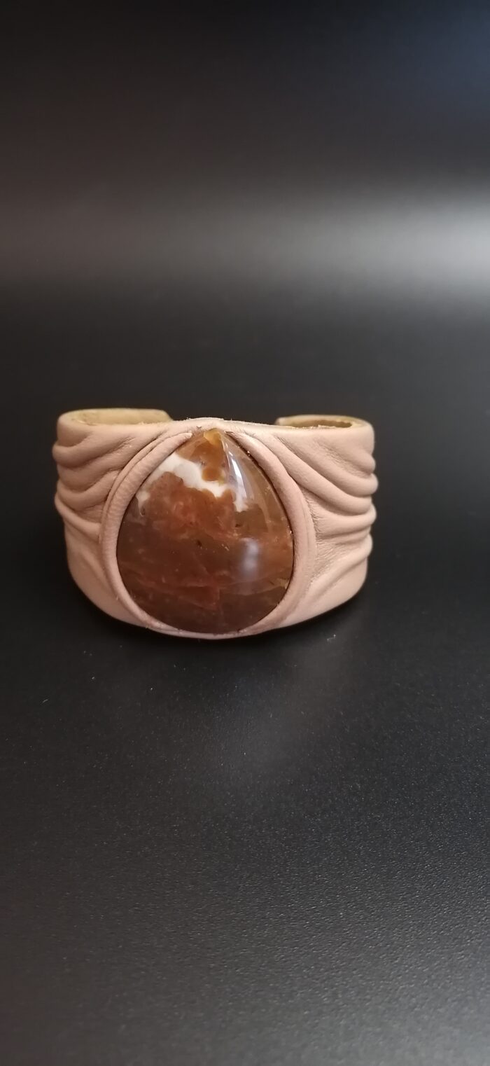 Широкий браслет- манжет "Шепот Камня". — изображение 8