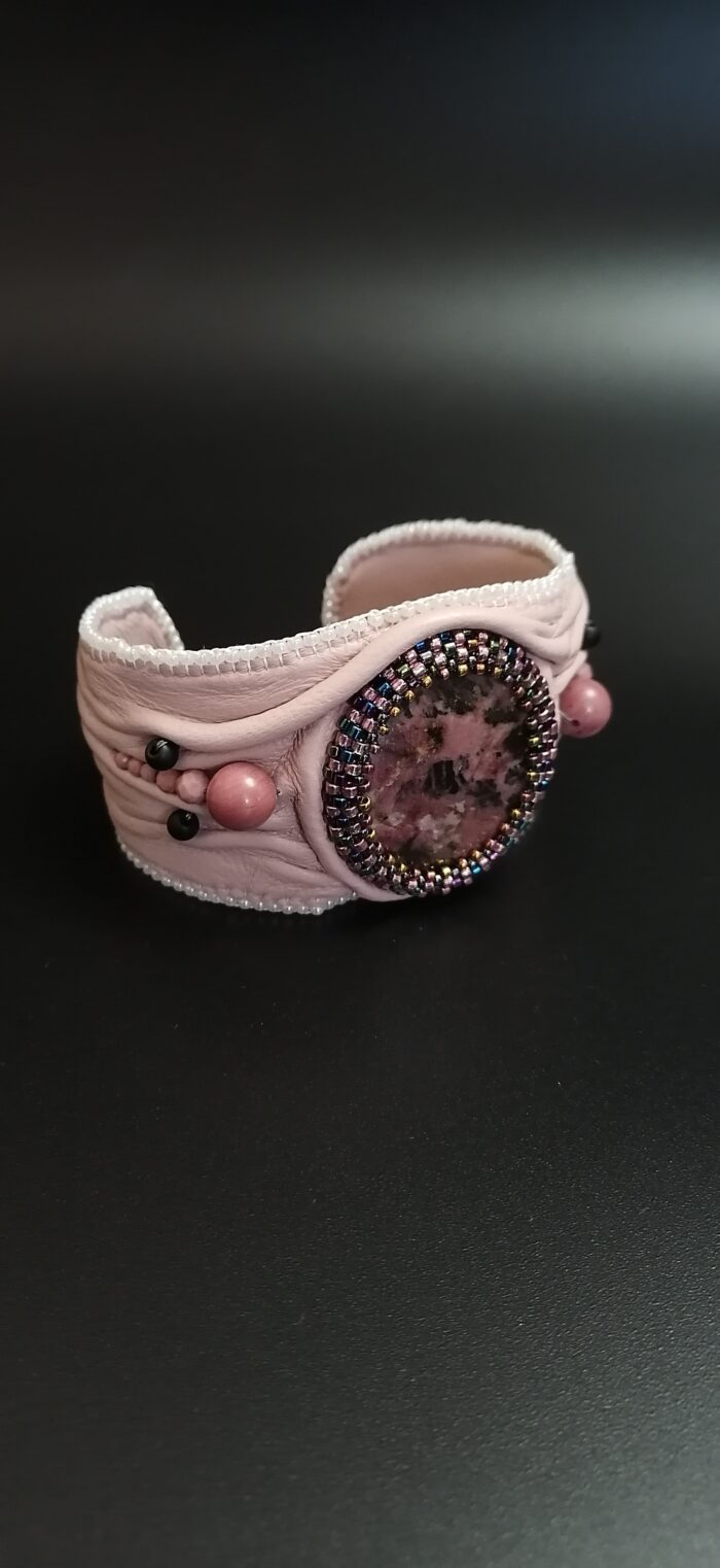 Широкий браслет- манжет "Шепот Камня". — изображение 7