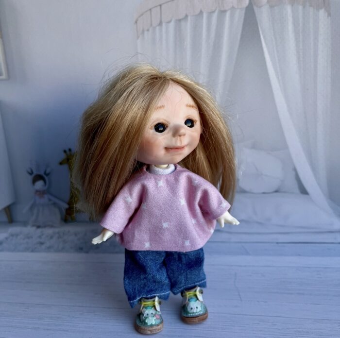 Авторская шарнирная кукла Обитсу 11. — изображение 4