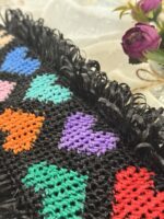 Полипропиленовая мочалка Сердечки Откройте для себя мир уюта и заботы с нашей уникальной мочалкой из полипропилена ручной работы! Эта чудесная мочалка не просто гигиенический аксессуар, а настоящий символ тепла и любви, который принесёт радость в вашу повседневную рутину.