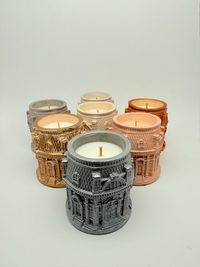 Декоративная ароматическая свеча «Ренессанс» ручной работы — изображение 4