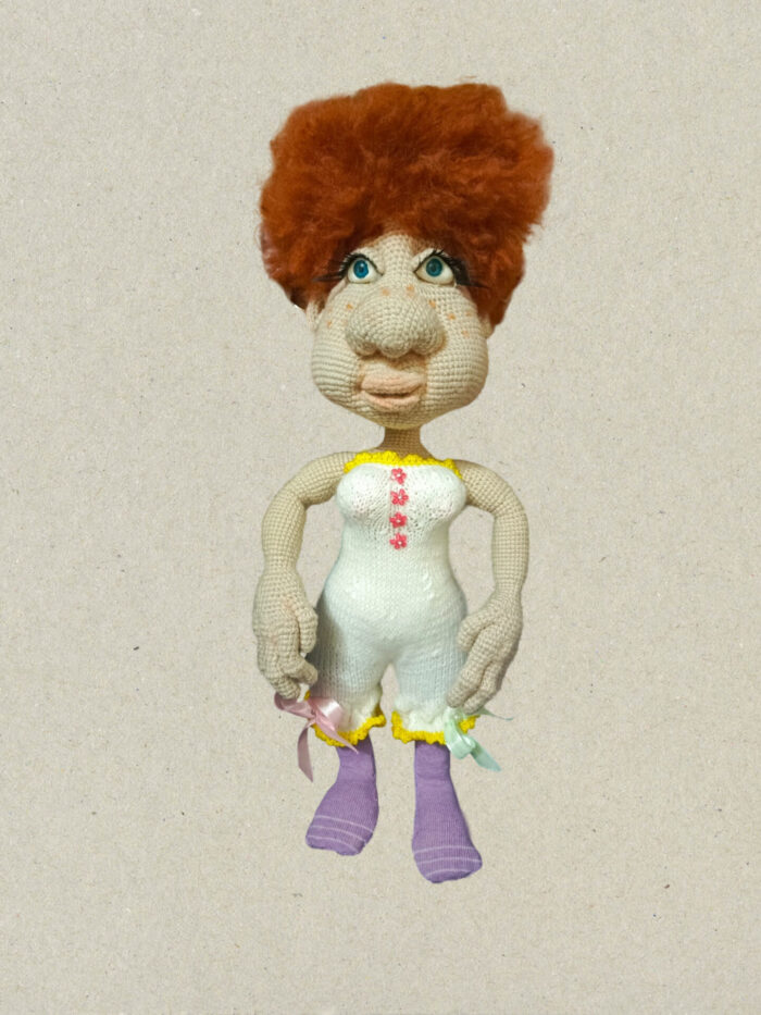 Интерьерная кукла Гномочка (на каркасе, одежда съемная) — изображение 5