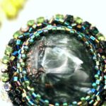 Комплект украшения "Крылья ангела" с натуральным камнем серафинит — изображение 8