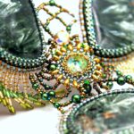 Комплект украшения "Крылья ангела" с натуральным камнем серафинит — изображение 11