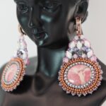 Комплект украшения с камнем родонит — изображение 6