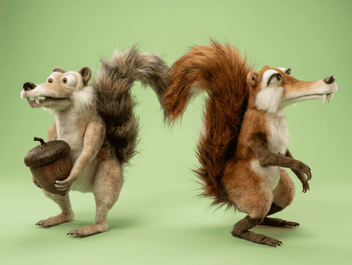 Фантазийные белки из "Ледникового периода"(пара). — изображение 8