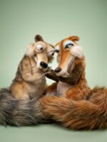 Фантазийные белки из "Ледникового периода"(пара).