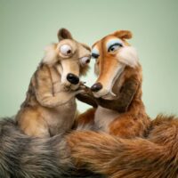 Фантазийные белки из "Ледникового периода"(пара).