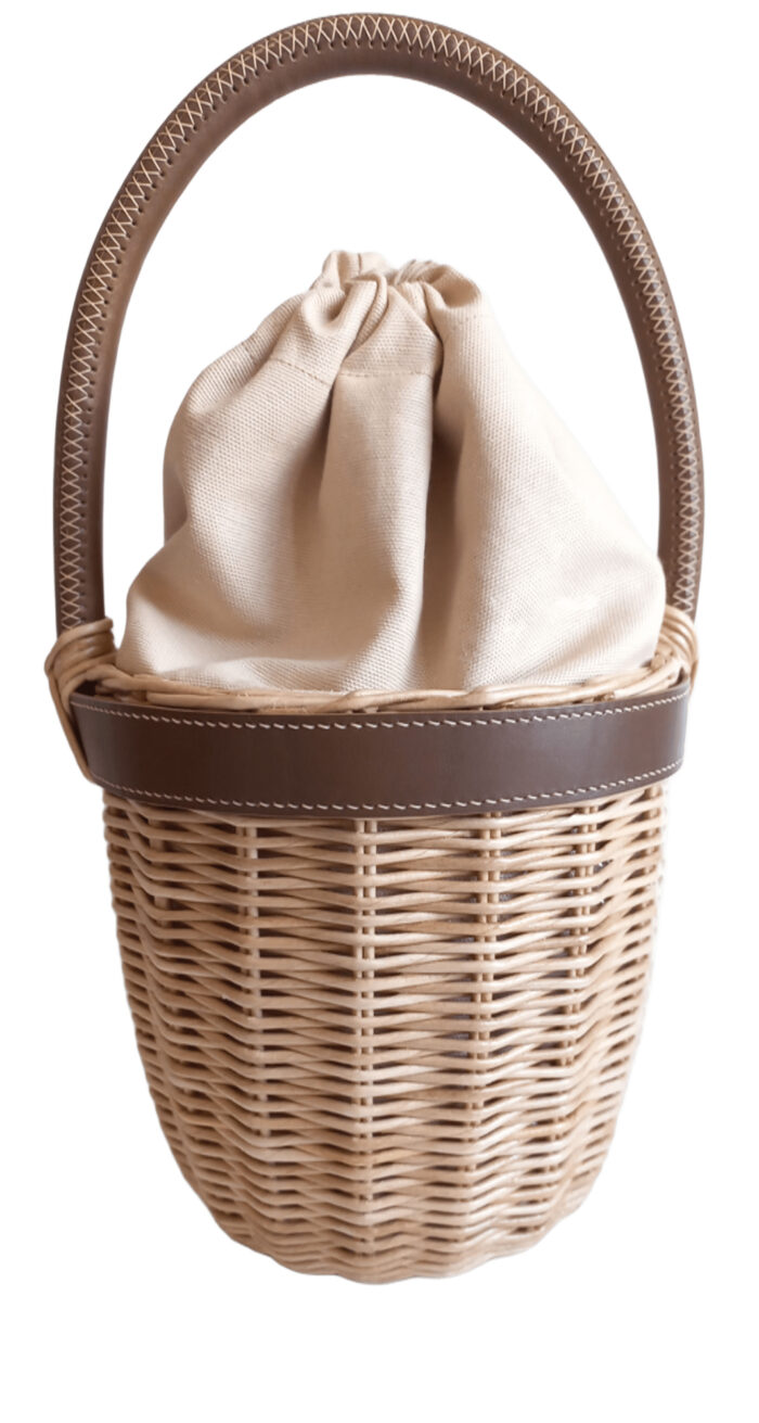 Плетеная сумка корзина — изображение 3