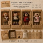 Текстильная кукла ручной работы "ДеФочка Нина" — изображение 2