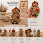 Текстильная кукла ручной работы «ПрЫнцесса Соня»