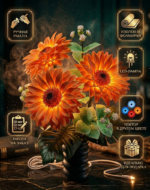 Светильник- ночник " Янтарные пики"