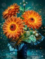 Светильник- ночник " Янтарные пики" — изображение 4