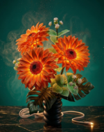 Светильник- ночник " Янтарные пики" — изображение 2