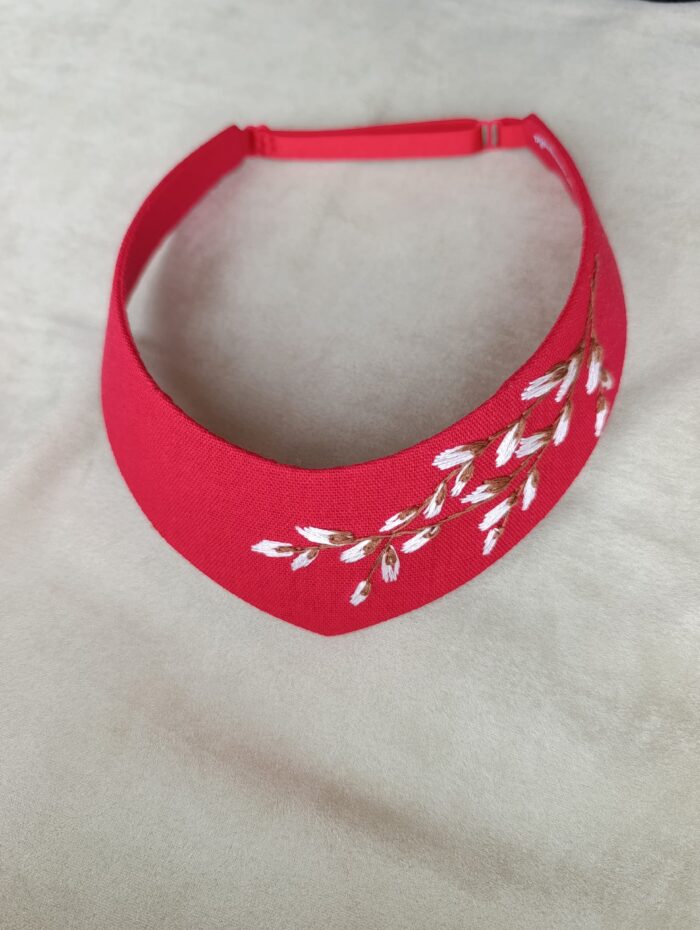 Авторский современный кокошник " Весенние мотивы" — изображение 2