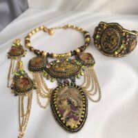 Комплект украшения ручной работы