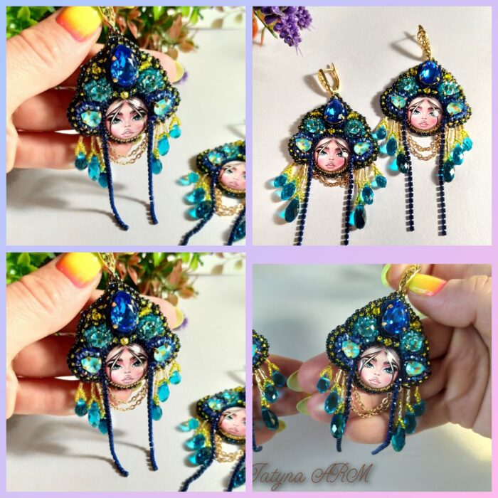 Серьги *Царевны " — изображение 2