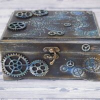 Шкатулка деревянная ручной работы