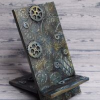 Подставка для телефона ручной работы