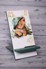 Подставка для телефона ручной работы — изображение 3