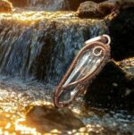 Кулон с горным хрусталем Дыхание горного потока — изображение 8