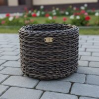 Кашпо "Низкий цилиндр"