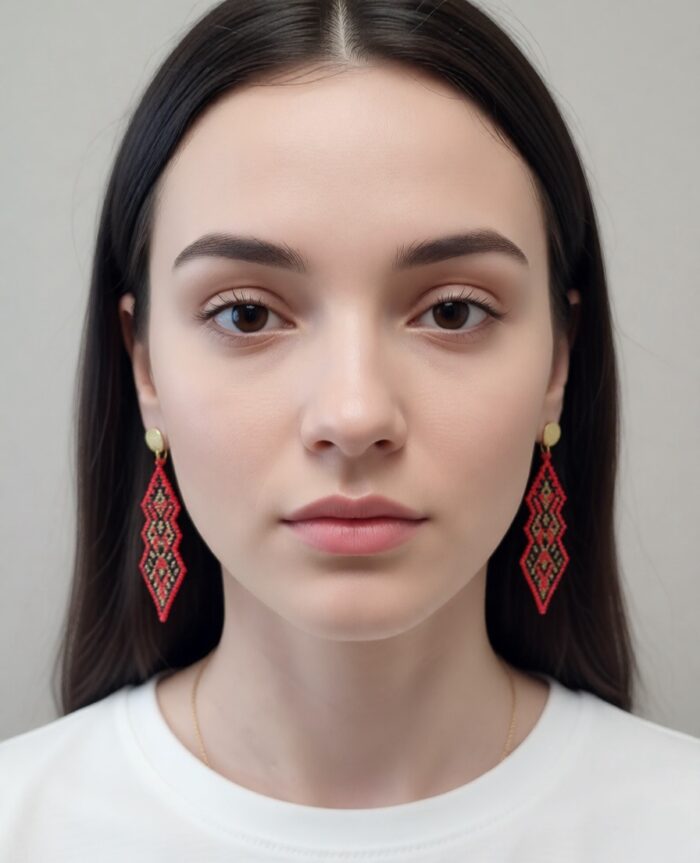 "Ритм ночи" серьги — изображение 3