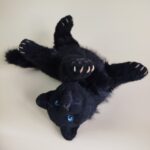 "Пантера" (котёнок) Реалистичная интерьерная игрушка — изображение 6