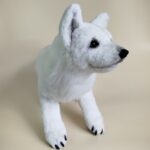 "Щенок самоеда" Реалистичная интерьерная игрушка — изображение 2