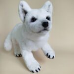 "Щенок самоеда" Реалистичная интерьерная игрушка — изображение 5
