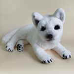 "Щенок самоеда" Реалистичная интерьерная игрушка — изображение 6