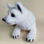 "Щенок самоеда" Реалистичная интерьерная игрушка — изображение 7