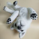 "Щенок самоеда" Реалистичная интерьерная игрушка — изображение 8